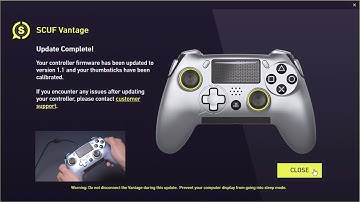SCUF Vantage Firmware 1.1 Installation Guide