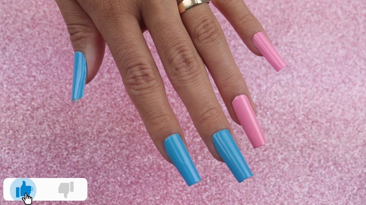 UNHAS POSTIÇAS CASEIRAS COM CANUDINHO - Hosana De Lima