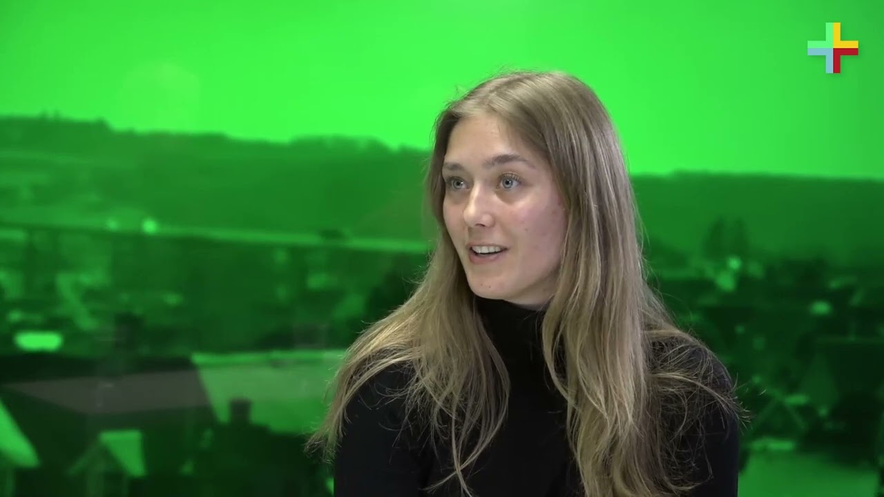 med Katrine Holm, spiller i Gudme HK YouTube