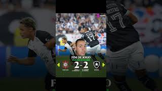 Ontem na neo química corinthians empatou com botafogo em 2×2 #corinthians #botafogo #fypreels #fy