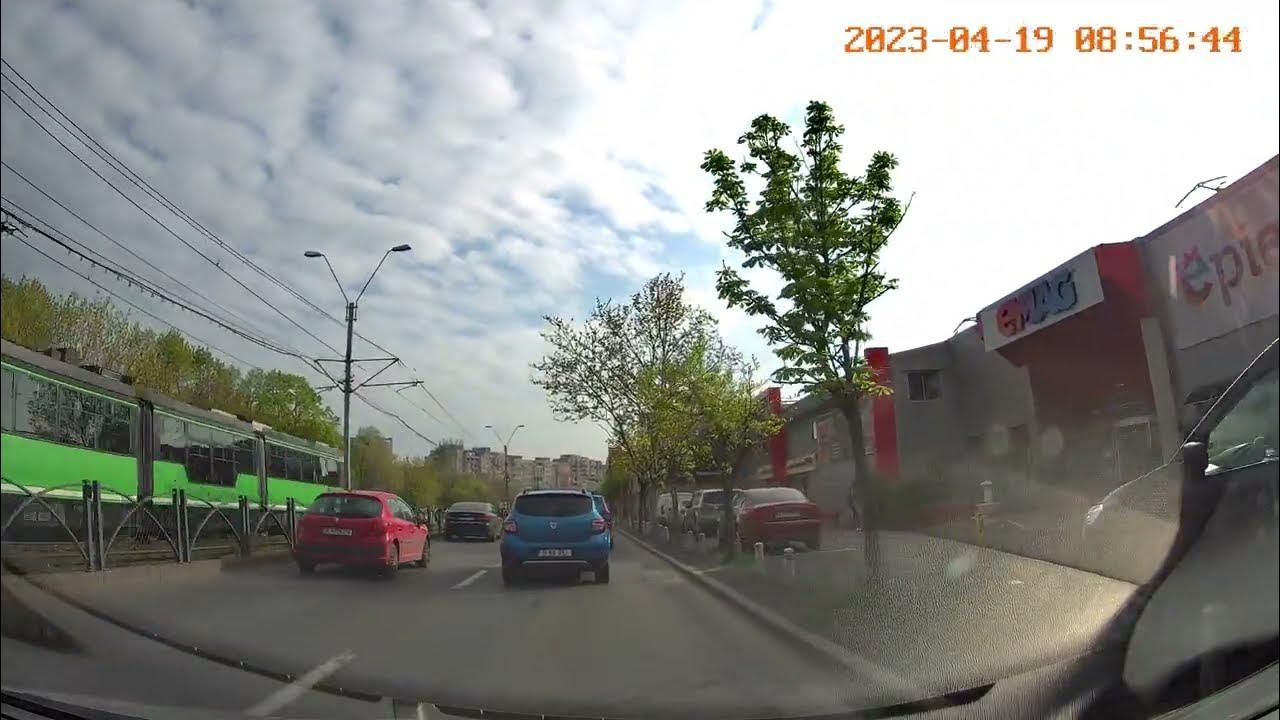 Bucharest Drive Morning Rush Hour Drumul Taberei Piata Presei Libere