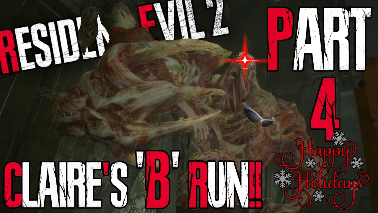 Mr. X Loses His Hat!! | Claire's "B" Run (Part 4) | Resident Evil 2 (Remake)