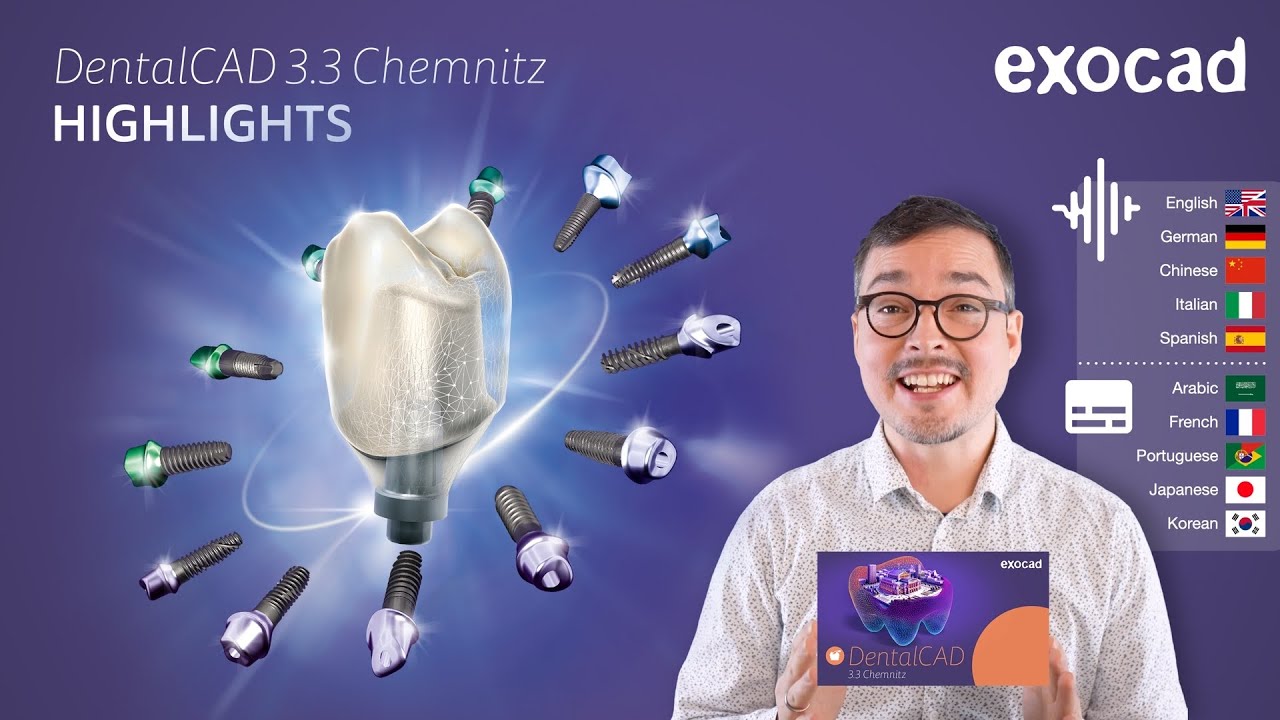 What's new in DentalCAD 3.3 Chemnitz? Highlights & AI-powered exocad cloud features