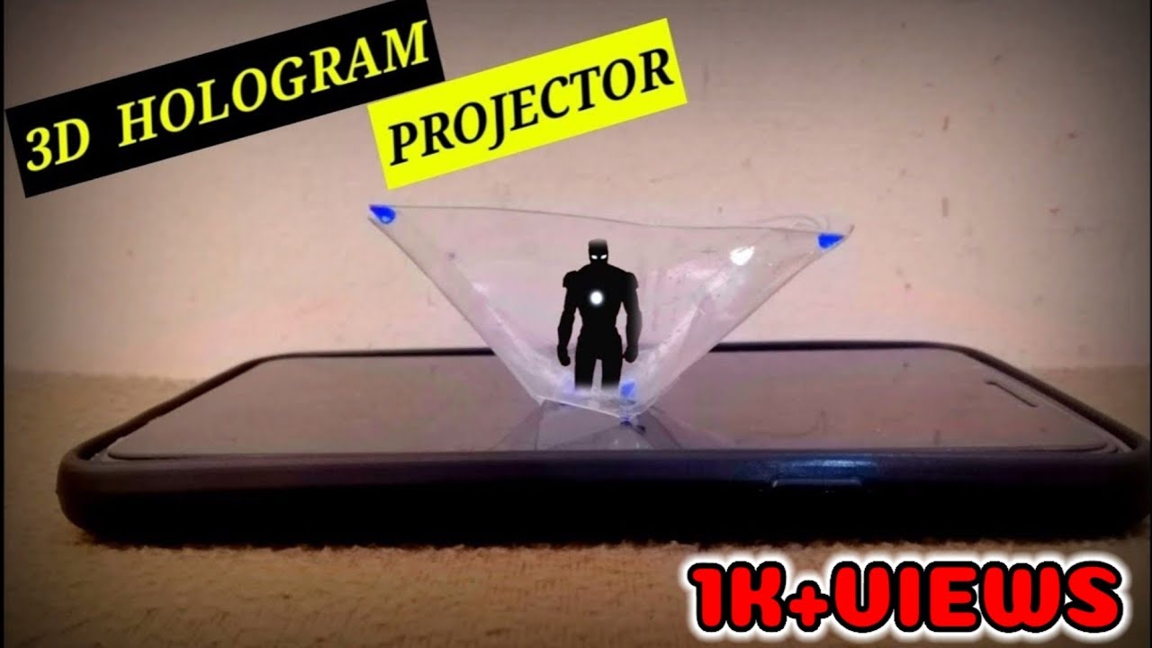 How To Make a 3D Hologram Projector with your Smartphone at Home - YouTube