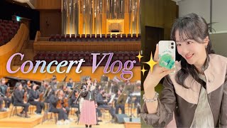 vlog 뮤지컬 배우의 되게 행복한 롯데콘서트홀 콘서트 브이로그 | 연습과 오케리허설부터 콘서트까지