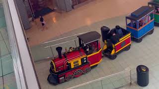 Westfield Plaza Bonita CA Wattman Trackless train (Clips)