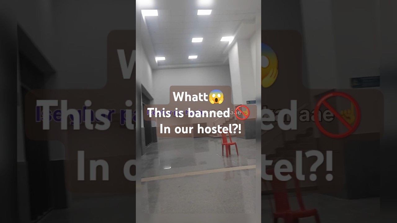 This is banned in asmc Lalitpur hostel !!😤 