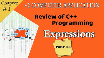 C++ Expressions|Review of C++ programming|Plus Two Computer Applications
