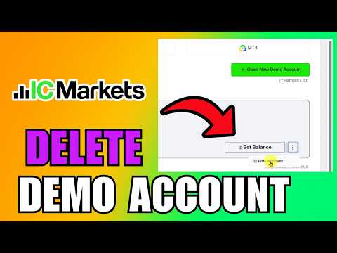 How To Delete IC Markets Demo Account (2026) (Step By Step For Beginners)