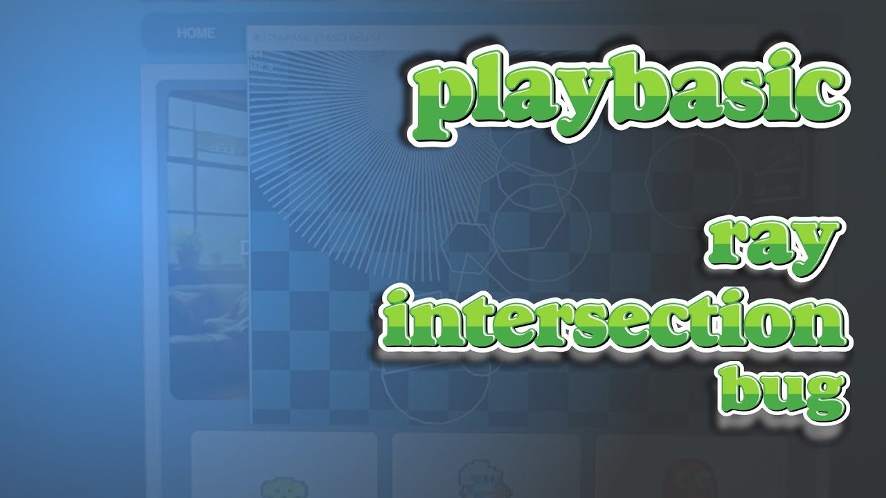 PlayBASIC Dev Blog - Battle testing Ray Intersect World - YouTube