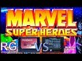 Marvel Super Heroes - Sega Saturn - RAM cartridge expansion comparison [720p 60fps]