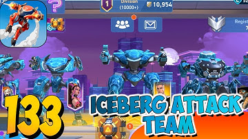 Mech Arena - Gameplay Walkthrough Part 133 - ICEBERG Attack Team🔥OMG!(iOS,Android)