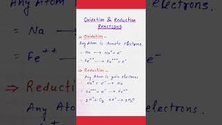 roll of electrons in oxidation and reduction reactions//by mukeshchandra #12thclass #neet #chemistry