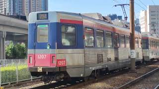 輕鐵751離開蔡意橋站 1080已退役+1207