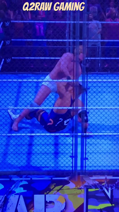 Kevin Von Erich off the cage in WarGames 🔥🔥🔥WWE 2K23