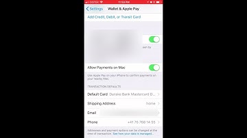 How to ADD or CHANGE APPLE PAY email?