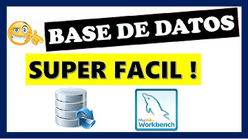 Crear una BASE DE DATOS en MySQL WorkBench ✅