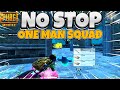 No stopping, one man squad (1vs4) l,ve struck fear into the opponents | PUBG mobile 