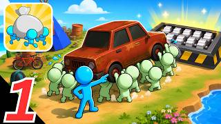 Garbage Collectors: Tiny Trash Team - Gameplay Walkthrough Part 1 (iOS, Android)