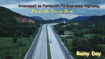 Rainy day at Anakapalle to Pendurthi Express Highway | Vizag Cityofdestiny #anakapalli #highway
