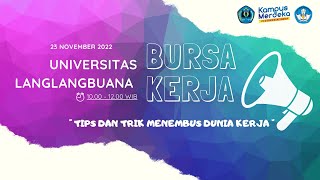 TIPS DAN TRIK MENENBUS DUNIA KERJA | BURSA KERJA screenshot 5