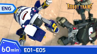 Robot Trains | EP01~EP05 (60min) | Full Episode | ENG