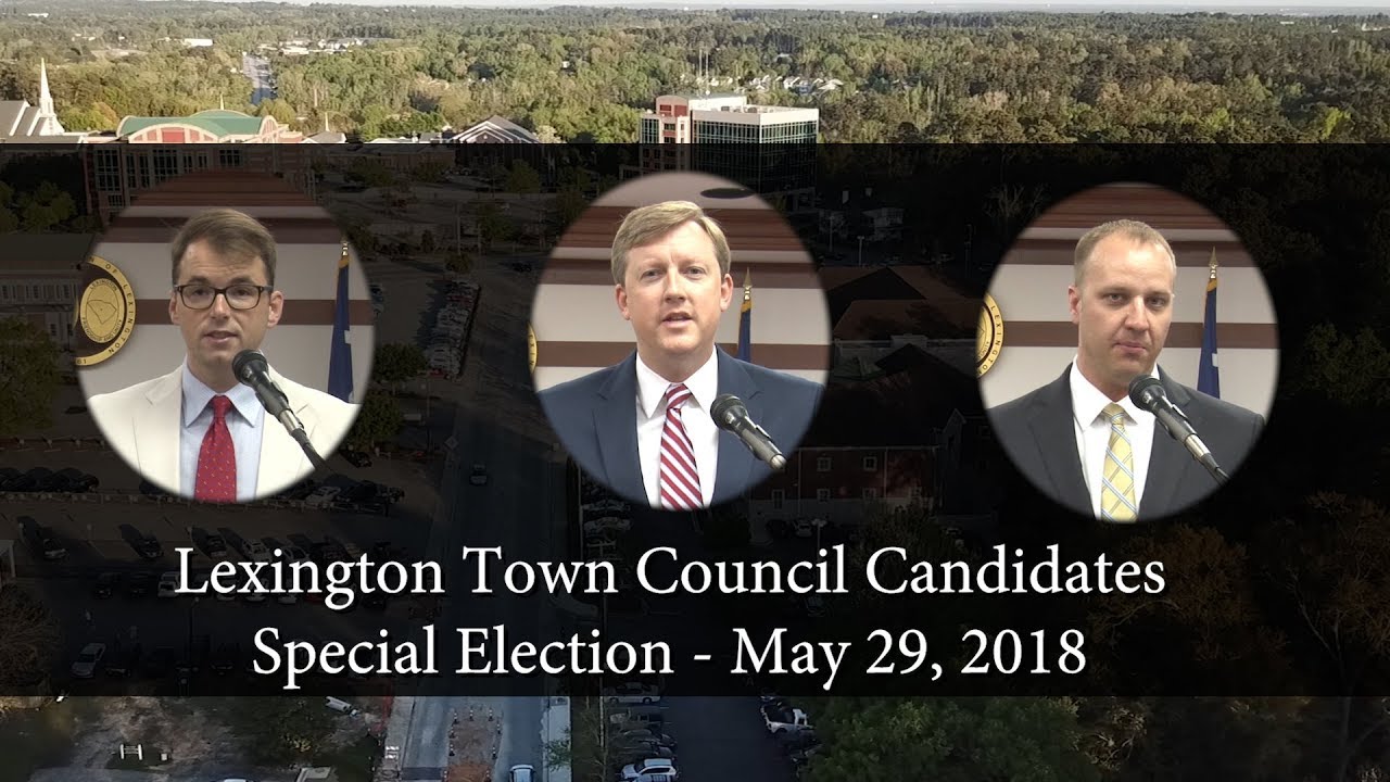 Lexington Council Candidates May 29, 2018 YouTube