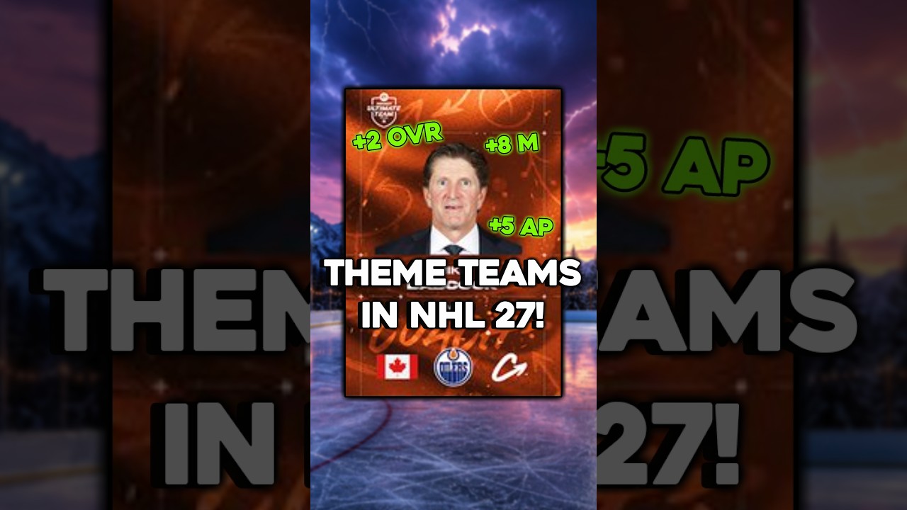 NHL 27: Coaches & Theme Teams – First Look! #NHL27 #HUT #NHL
