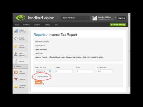 Income Tax Report