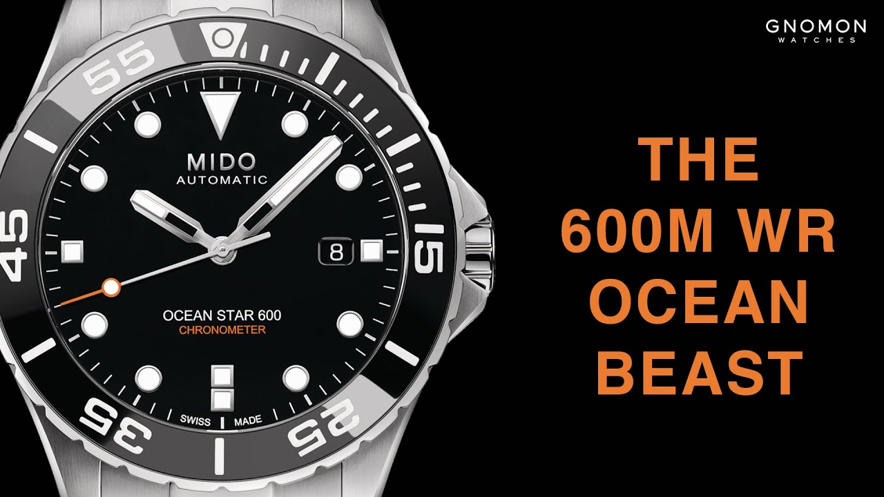 Mido Ocean Star Diver 600 Chronometer Special Edition Black Mens