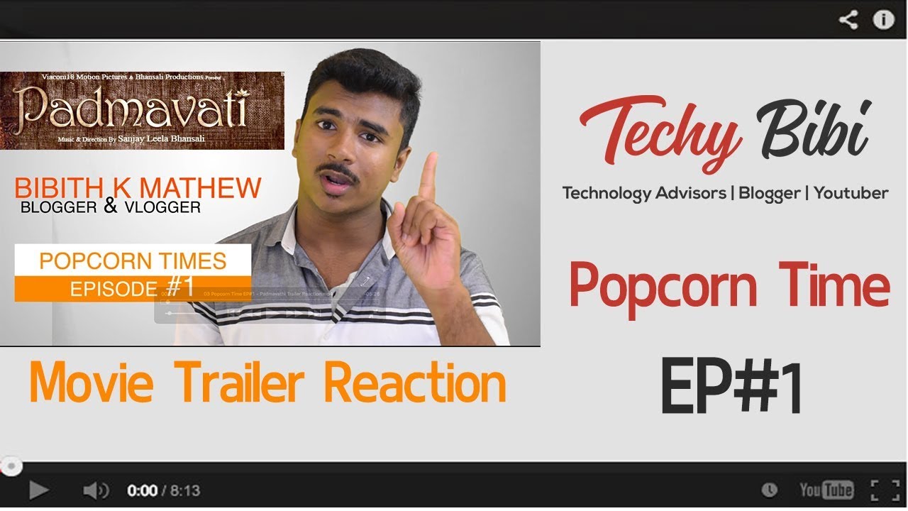 "Padmavati" Movie Trailer Reaction - Popcorn Time EP#1 [Malayalam]