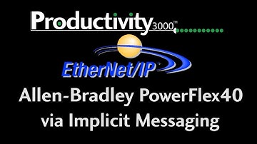 Productivity Series EtherNet/IP with an Allen Bradley Flex Drive at AutomationDirect