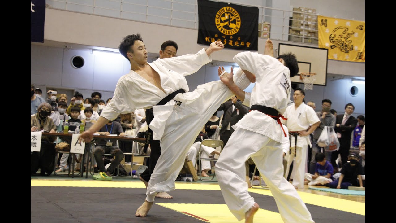 POINT&K.O.第37回全日本空手道選手権大会 一般決勝＆メインコート全試合 - YouTube