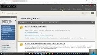 WITC BA Blackboard Introduction
