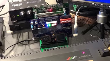 Speak&SID CPC - 2nd Demo, Line Out Recording + LEDs!