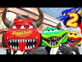 Oddbods fuse  pogo x lightning mcqueen eater coffin dance song cover