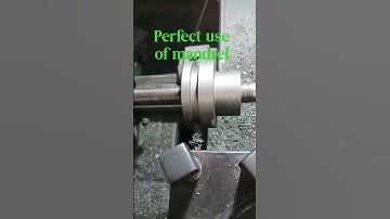 Use of mandrel/Grooving operation on Lathe