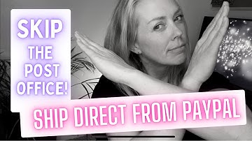 How to Ship From Home Using PayPal - No Invoice Required