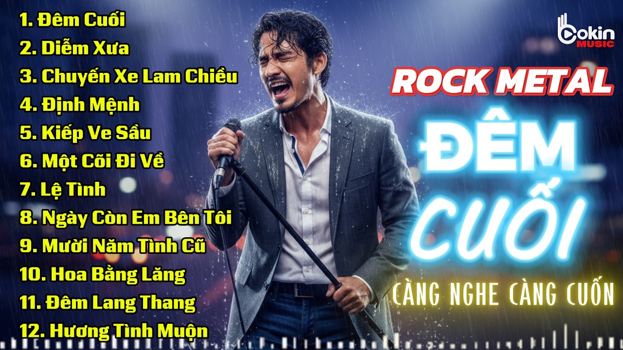 ĐÊM CUỐI | BẢN PHỐI ĐỘC LẠ ROCK METAL | LK ROCK BOLERO CÀNG NGHE CÀNG CUỐN