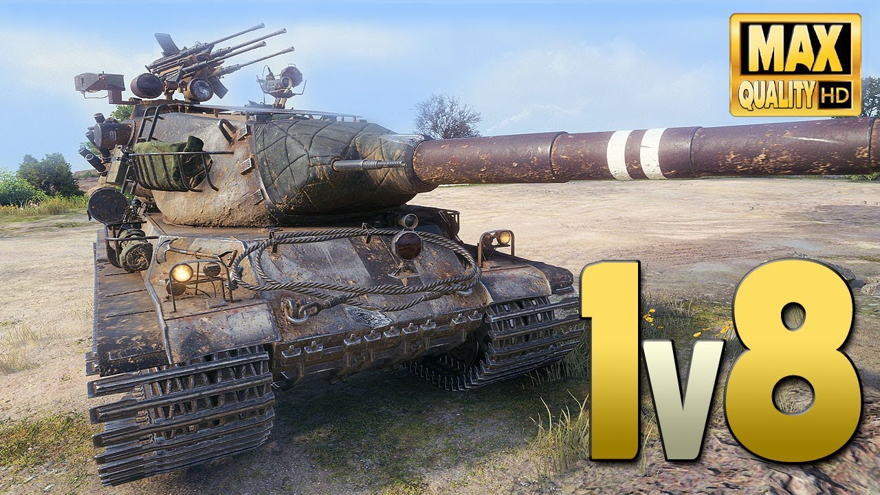 AMX M4 54: профессиональный игрок в ситуации 1 на 8 - World of Tanks