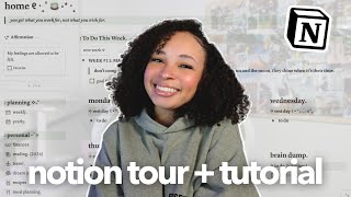 the ULTIMATE notion tour | how i organize my ENTIRE life using notion!