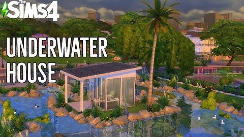 Base Game Underwater House 🌊 The Sims 4 Speed Build | No CC