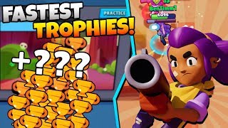 GAINING FASTEST TROPHIES EVER CHALLENGE! BENTIMM1 vs REY! | Brawl Stars | INSANE SHOWDOWN GAMEPLAY!