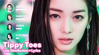 XG - Tippy Toes (Line Distribution + Lyrics Karaoke) PATREON REQUESTED Resimi