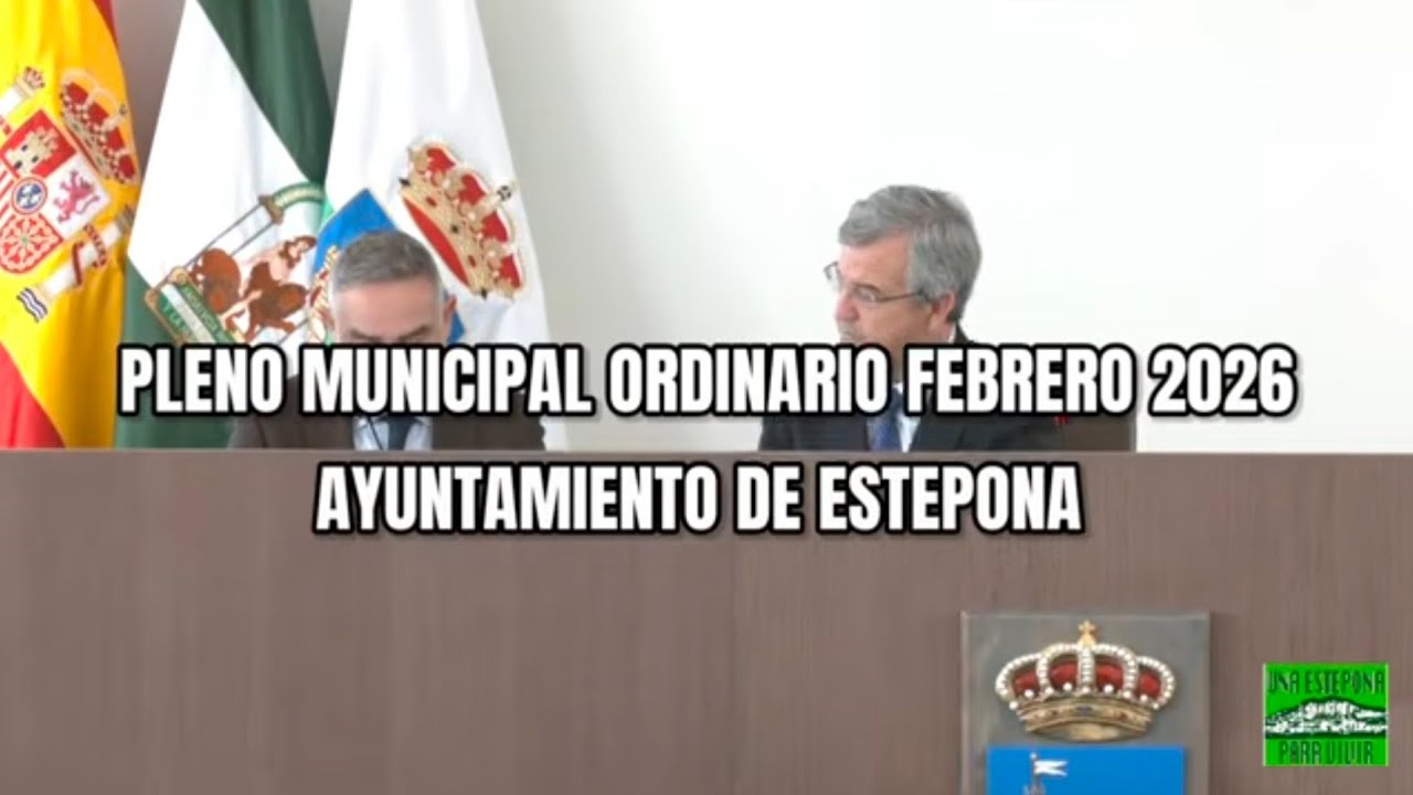 Pleno ordinario febrero 2026