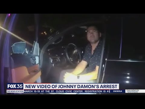 New video of Johnny Damon's arrest