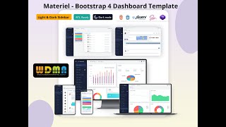 Premium Admin Templates and Dashboard UI Kit – Materiel