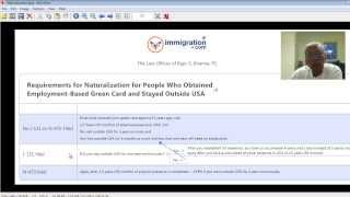 Requirements for Naturalization in USA (Forms I-131/N-470)