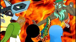 Stickmen vs Moon Lord - Terraria Fan Animation (First Fight)