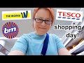 WHAT I EAT FOR BREAKFAST | SHOPPING in THE WORKS, B&M BARGAINS & TESCO.